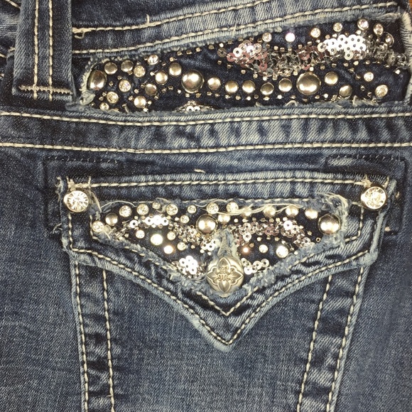 Miss Me Cuffed Capri Jeans Style JY6191P - Picture 3 of 6